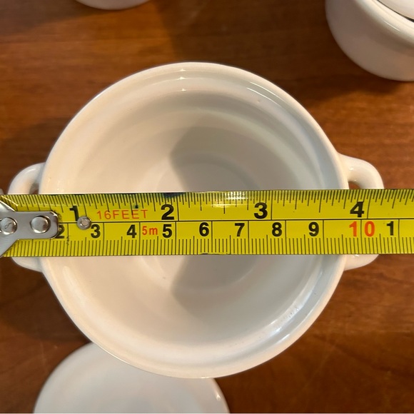 6 (8 2 free) Kennex stoneware covered dishes. (Cocottes) baking/serving 4oz - Picture 12 of 13